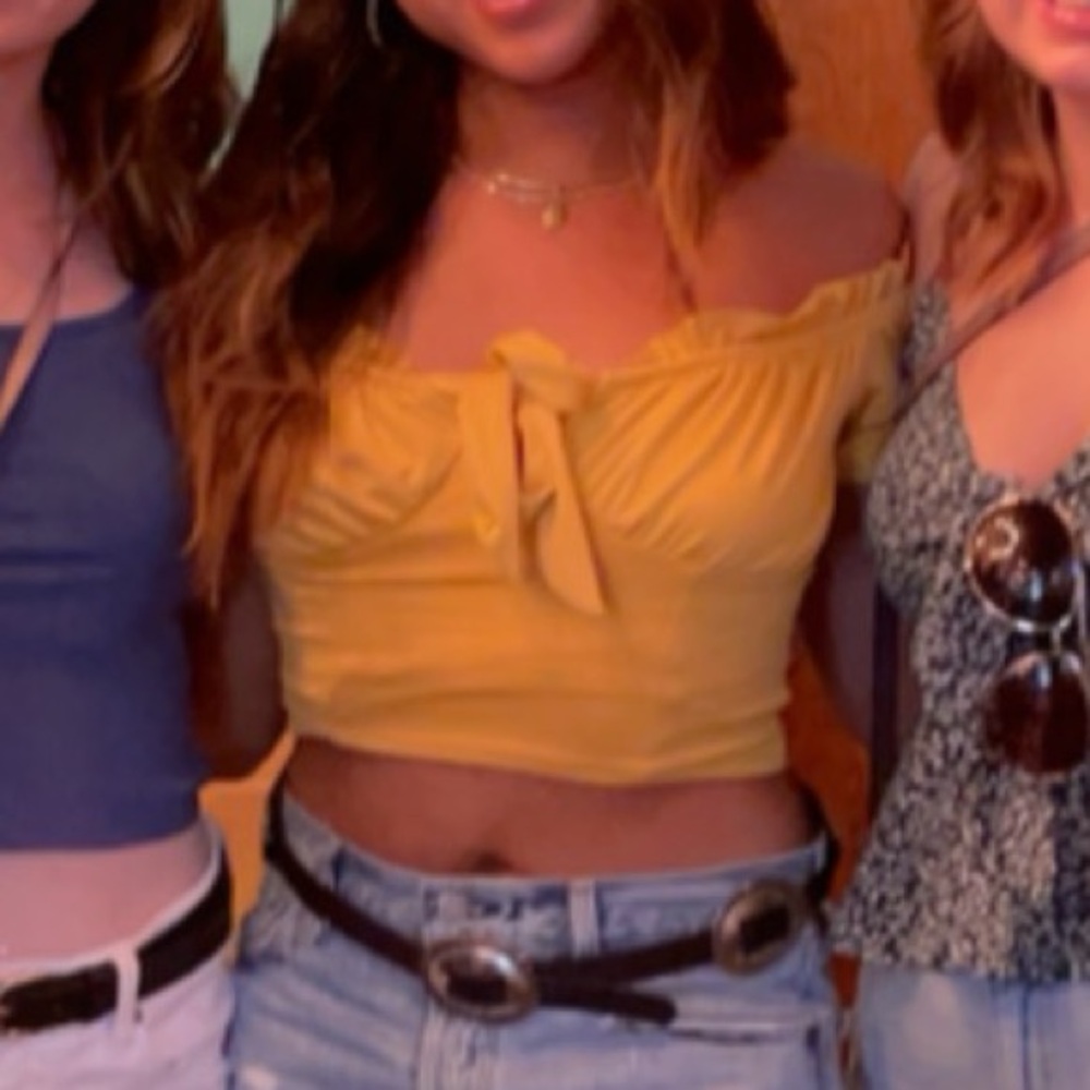 Yellow bodysuit